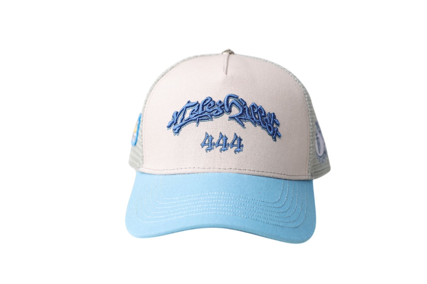 GREY & BLUE CELEZHILLS HAT