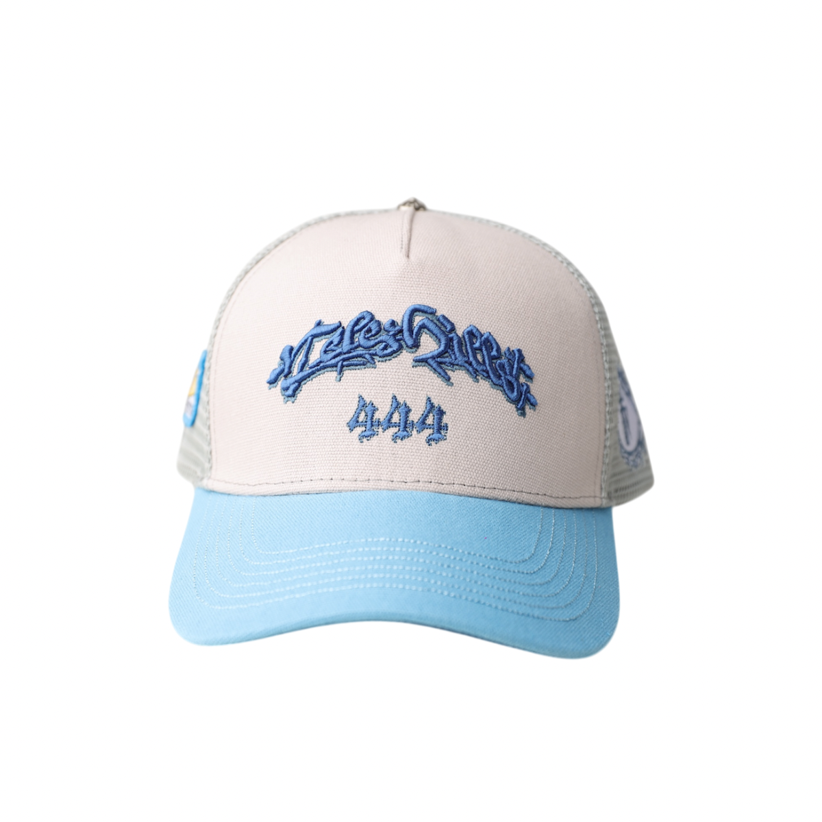 GREY & BLUE CELEZHILLS HAT