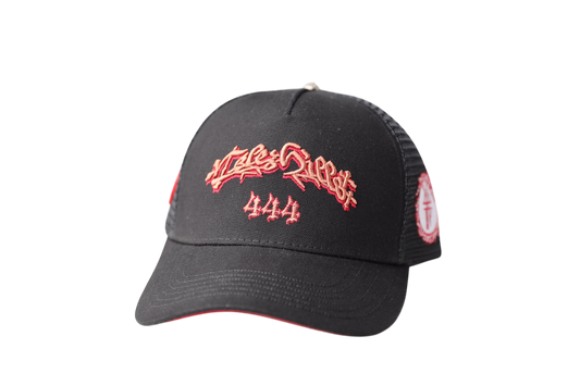 BLACK & RED CELEZHILLS HAT