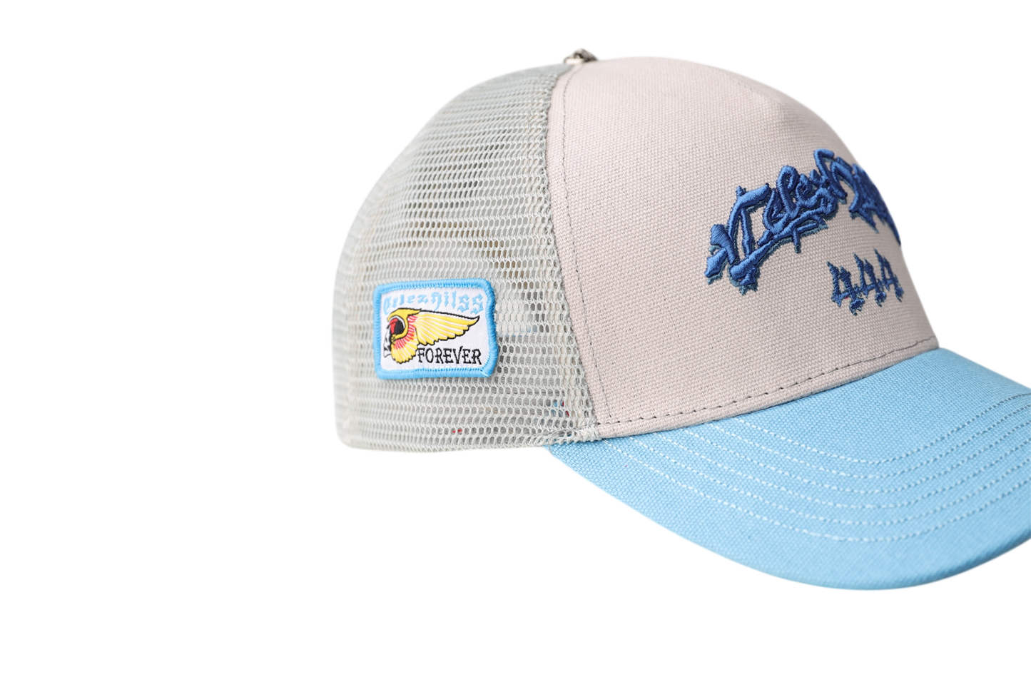 GREY & BLUE CELEZHILLS HAT