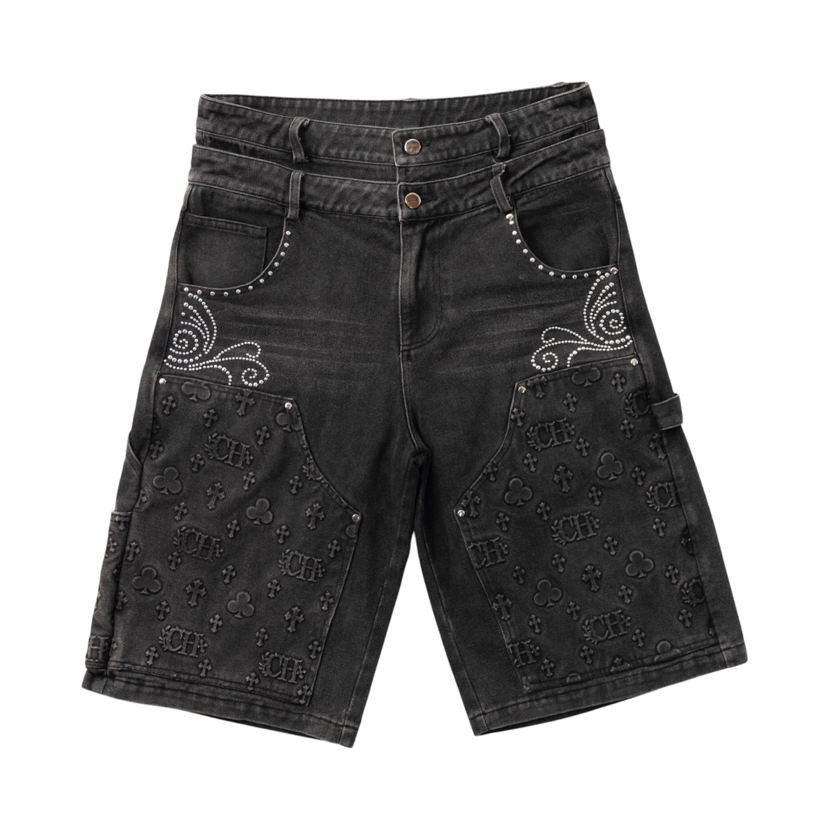 CELEZ EMBOSSED SHORT